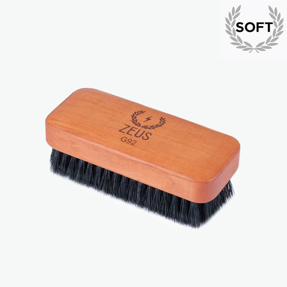 Zeus Palm Beard Brush, 100% Boar Bristle, Soft - G92