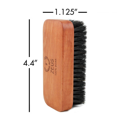 Zeus Palm Beard Brush - G92 measures 4.4 by 1.125 inches