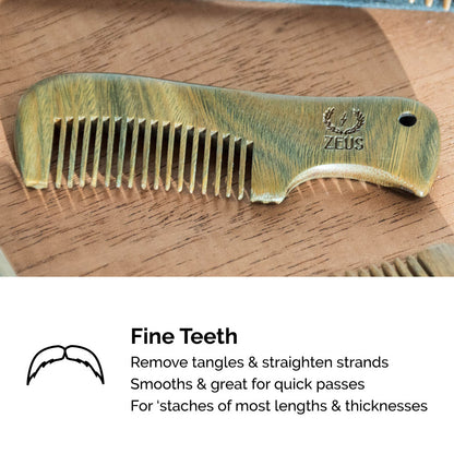 Mustache Comb, Sandalwood
