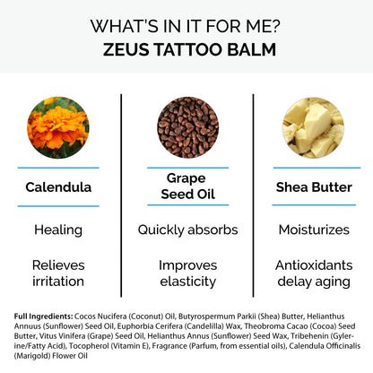 Zeus Tattoo Balm, 2 oz